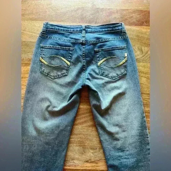 Delia’s Kick and Flare Low-Rise Jeans | 1/2 | Medium Blue Wash - Picture 1 of 10